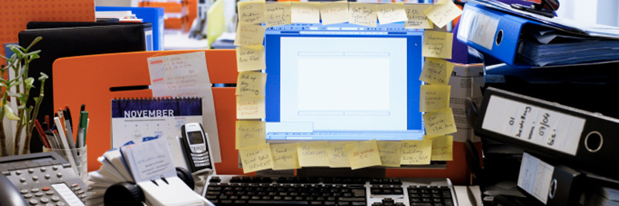 Get more work done by getting rid of desktop clutter